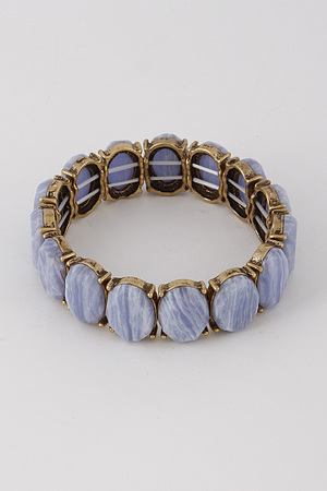 Simple Oval Stone Bracelet 6EAF3